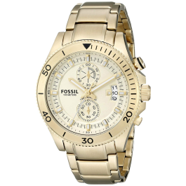 Uhrenarmband Fossil CH2974 Rostfreier Stahl Vergoldet 22mm